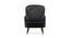 Epperly Chair With Ottoman Black (Black, Black Finish) by Urban Ladder - Design 1 Side View - 713523