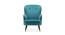 Epperly Chair With Ottoman Green (Green, Black Finish) by Urban Ladder - Design 1 Side View - 713524