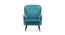 Epperly Chair With Ottoman Green (Green, Black Finish) by Urban Ladder - Design 1 Side View - 713524