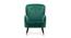 Epperly Chair With Ottoman  Green (Green, Black Finish) by Urban Ladder - Design 1 Side View - 713525