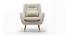 Dowdle Accent/Lounge Chair Beige (Beige, Black Finish) by Urban Ladder - Design 1 Side View - 713528