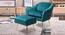 Greggs Accent Chair Green (Green, Gold Finish) by Urban Ladder - Front View Design 1 - 713604