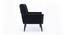 Micky Accent Chair Grey (Grey, Black Finish) by Urban Ladder - Design 1 Side View - 713621