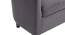 Pitts Accent Chair With Ottoman Grey (Grey, Black Finish) by Urban Ladder - Ground View Design 1 - 713636