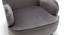 Epperly Chair With Ottoman Grey (Grey, Black Finish) by Urban Ladder - Rear View Design 1 - 713640