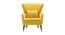 Azriela Accent/Lounge Chair Yellow (Yellow, Black Finish) by Urban Ladder - Design 1 Side View - 713711