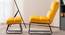 Hiltonia Chair With Ottoman Yellow (Yellow, Black Finish) by Urban Ladder - Design 1 Side View - 713715
