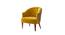 Mary Accent Chair Yellow (Yellow, Natural Finish) by Urban Ladder - Front View Design 1 - 713726