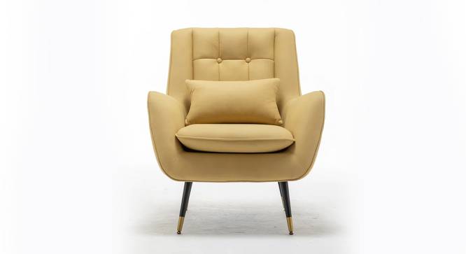 Dowdle Accent/Lounge Chair Yellow (Yellow, Black Finish) by Urban Ladder - Design 1 Side View - 713728