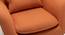 Dowdle Accent/Lounge Chair Orange (Orange, Black Finish) by Urban Ladder - Ground View Design 1 - 713745