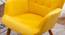 Embra Accent Chair With Ottoman Yellow (Yellow, Natural Finish) by Urban Ladder - Ground View Design 1 - 713755