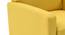 Lapwai Accent Chair With Ottoman Yellow (Yellow, Black Finish) by Urban Ladder - Rear View Design 1 - 713762