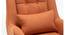Dowdle Accent/Lounge Chair Orange (Orange, Black Finish) by Urban Ladder - Rear View Design 1 - 713763