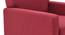 Lapwai Accent Chair With Ottoman Red (Red, Black Finish) by Urban Ladder - Rear View Design 1 - 713769
