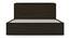 Cavinti Storage Bed With Headboard Shelves (Queen Bed Size, Drawer & Box Storage Type, Rustik Walnut Finish) by Urban Ladder - Zoomed Image - 