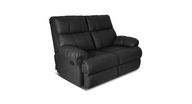 Nephele Recliner (Black, Two Seater) by Urban Ladder - Cross View Design 1 - 
