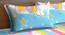 Cruz 1 Double Bedsheet Set in Book Fold Packing Bedsheet + 2 pillow covers - Multicolor (Double Size, Multicoloured) by Urban Ladder - Design 1 Side View - 714790