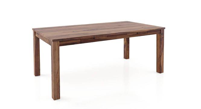 Arabia - Aries 6 Seater Dining Table Set (Teak Finish) by Urban Ladder - Side View - 