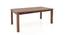 Arabia - Aries 6 Seater Dining Table Set (Teak Finish) by Urban Ladder - Side View - 