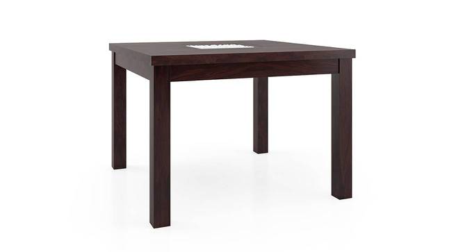 Brighton Square - Aries 4 Seater Dining Table Set (Mahogany Finish) by Urban Ladder - Side View - 