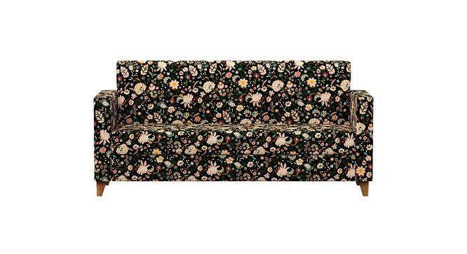 Bohemian Paisleys Modern Couch (Black) by Urban Ladder - Front View Design 1 - 715701