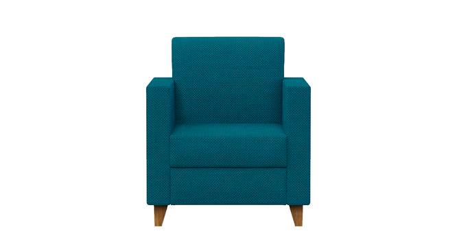Mediterranian Blue Modern Chair (Blue) by Urban Ladder - Front View Design 1 - 715713