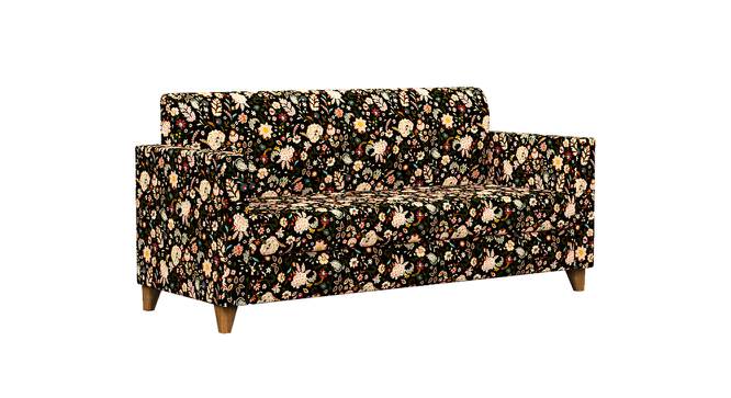 Bohemian Paisleys Modern Couch (Black) by Urban Ladder - Design 1 Side View - 715714