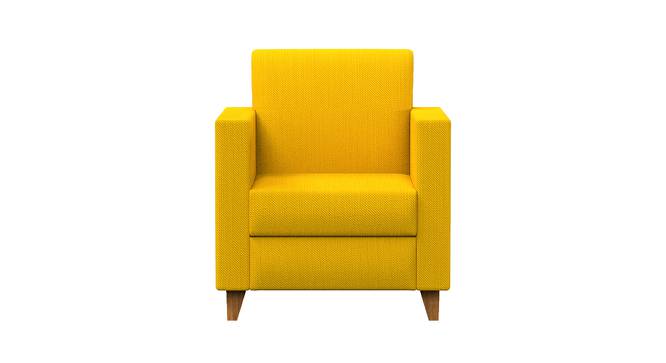 Sahara Mustard Modern Chair (Yellow) by Urban Ladder - Front View Design 1 - 715778