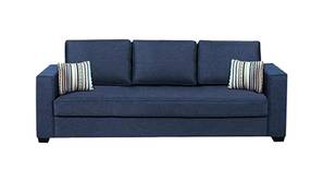Aniston Fabric Sofa Set (Dark Blue)