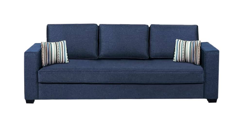 Aniston Fabric Sofa Set (Dark Blue) Urban Ladder
