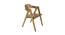 Vitro Wooden Arm Chair By Stories (Brown Finish) by Urban Ladder - Front View Design 1 - 716336