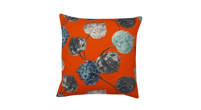 Leaf Desgin Rust Digital Print Cotton Set of 2 Cushion Covers-CHF-CC- 15747 A-2 (Rust) by Urban Ladder - Front View Design 1 - 716524