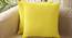 Plain Yellow Solid Set of 5 Cushion Covers-CHF-CC- 0927-2 (Yellow) by Urban Ladder - Design 1 Side View - 716533