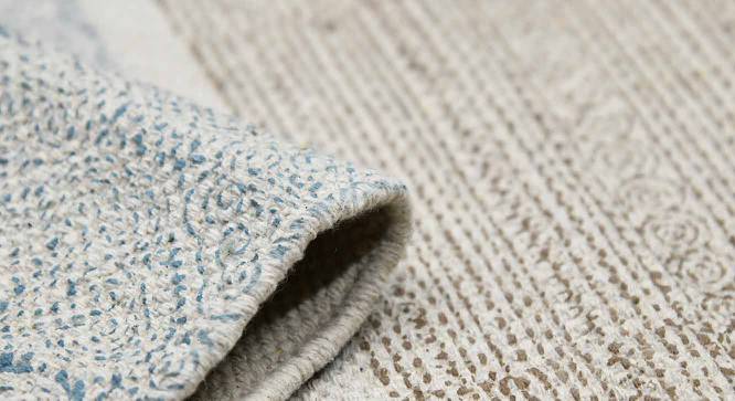 Morden Dhurries (152 x 229 cm  (60" x 90") Carpet Size, Stone Blue) by Urban Ladder - Front View Design 1 - 717804