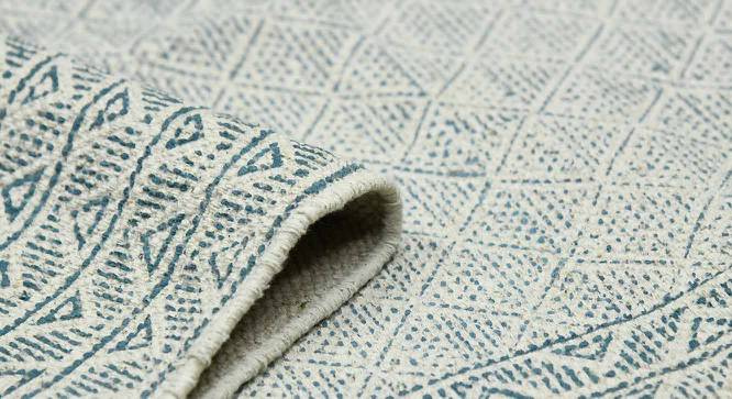 Morden Dhurries (Blue, 152 x 229 cm  (60" x 90") Carpet Size) by Urban Ladder - Front View Design 1 - 717806