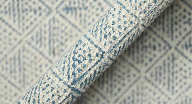 Morden Dhurries (Blue, 152 x 229 cm  (60" x 90") Carpet Size) by Urban Ladder - Design 1 Side View - 717820