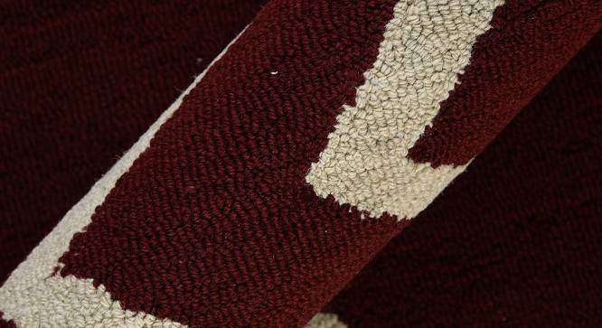 Glencoe Carpet (183 x 274 cm  (72" x 108") Carpet Size, Red Berry) by Urban Ladder - Design 1 Side View - 717889