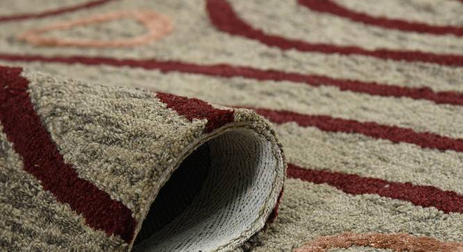 Glencoe Carpet (244 x 152 cm  (96" x 60") Carpet Size, Khaki) by Urban Ladder - Front View Design 1 - 718020