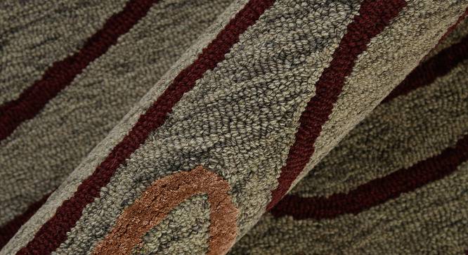 Glencoe Carpet (244 x 152 cm  (96" x 60") Carpet Size, Khaki) by Urban Ladder - Design 1 Side View - 718028