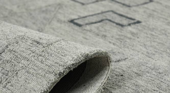 Glencoe Carpet (244 x 152 cm  (96" x 60") Carpet Size, Shale Gray) by Urban Ladder - Front View Design 1 - 718058