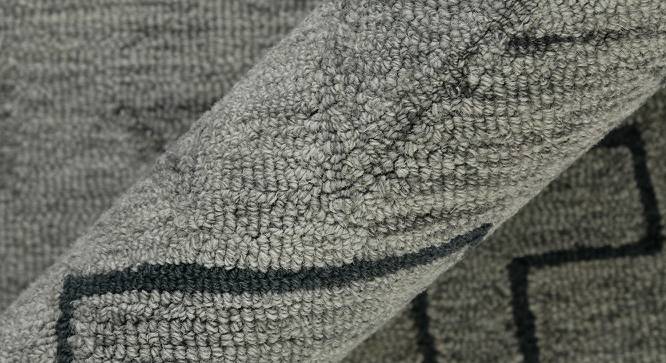 Glencoe Carpet (244 x 152 cm  (96" x 60") Carpet Size, Shale Gray) by Urban Ladder - Design 1 Side View - 718068
