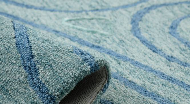 Glencoe Carpet (Aqua, 305 x 244cm  (120" x 90") Carpet Size) by Urban Ladder - Front View Design 1 - 718143