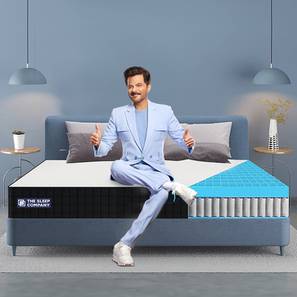 The Sleep Company Mattress Design SmartGRID Luxe Hybrid Pocketed Spring Single Size Mattress (Single Mattress Type, 78 x 36 in (Standard) Mattress Size, 8 in Mattress Thickness (in Inches))