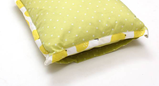 The Sweet Lemon Pillow Cover (Yellow) by Urban Ladder - Design 1 Side View - 718763