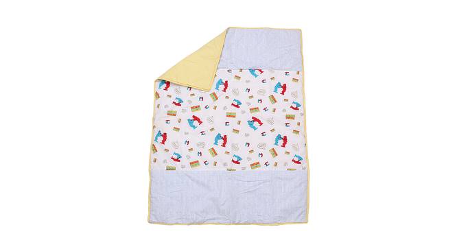 Fighter Robots Quilt - Multi (Double Size, Multicoloured) by Urban Ladder - Design 1 Side View - 718785