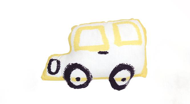 The Babys Dayout Cushion Cover (Yellow) by Urban Ladder - Front View Design 1 - 718838