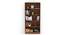 Alex Engineered Wood Bookshelf in Walnut Finish - RRV-000310 (Beige Finish) by Urban Ladder - - 