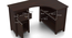 Dickens Corner Desk (Mahogany Finish) by Urban Ladder - Dimension Design 1 - 