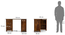 Dickens Corner Desk (Teak Finish) by Urban Ladder - Dimension Design 1 - 