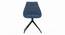 Doris Swivel Dining Chairs - Set Of 2 (Blue, Blue Finish, Fabric Material) by Urban Ladder - Front View Design 1 - 719224